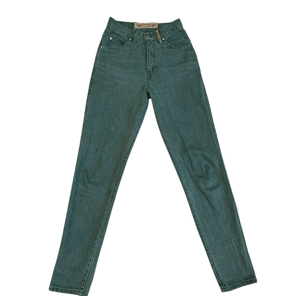 VINTAGE Levi’s 900 Series 90’s Tapered Leg High Rise Green Jeans Size 3 #1726